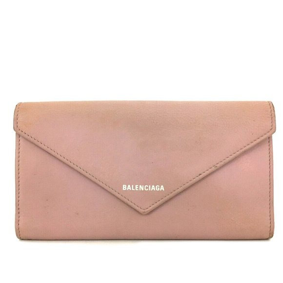 BALENCIAGA Paper Leather Long Bifold Wallet/2L1231 - Picture 1 of 8